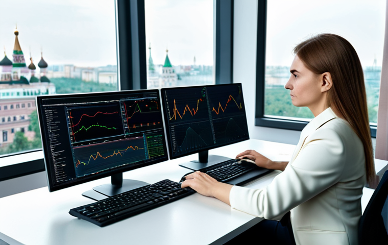 **

A professional cybersecurity analyst working at a desk in a modern office in Moscow. She is fully clothed in a modest business suit, analyzing network traffic on multiple monitors. The office is clean and well-lit with views of the city skyline. Safe for work, appropriate content, perfect anatomy, natural pose, well-formed hands, proper finger count, professional, high quality.

**